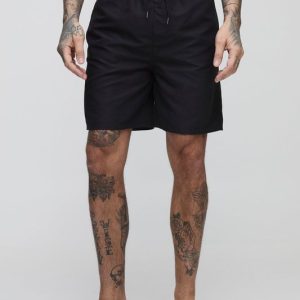 Tall Mid Length Swim Trunks