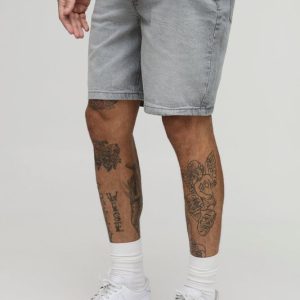 Tall Relaxed Rigid Jean Shorts