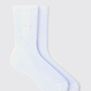 Rhinestone Socks