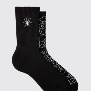 2 Pack Halloween Spider Socks