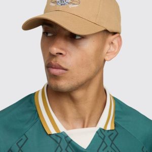 Pour Homme Embroidered Twill Cap