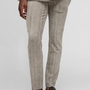 Skinny Fit Herringbone Cord Trousers