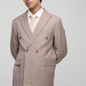 Oversized Double Breasted Suit Blazer