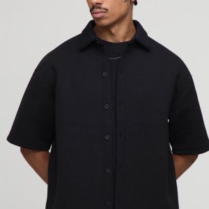 Scuba Oversized Short Sleeve Oversized Shirt