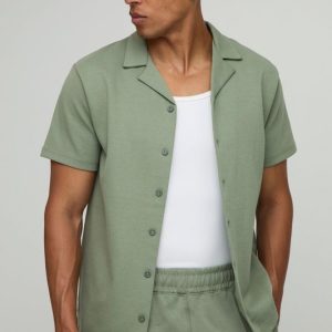 Regular Revere Interlock Short Sleeve Shirt