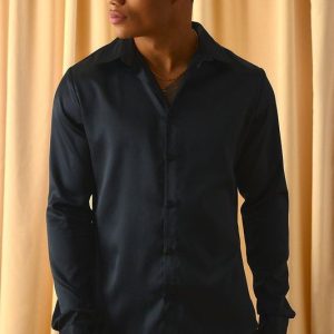 Regular Fit Satin Shirt