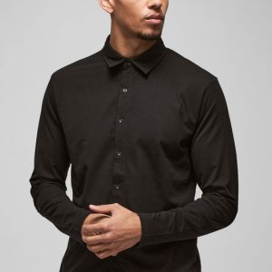 Long Sleeve Slim Fit Jersey Shirt
