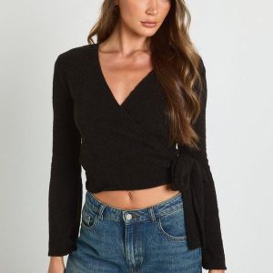 V Neck Ballet Wrap Cardigan