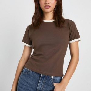 Cotton Contrast Ringer Baby T-shirt