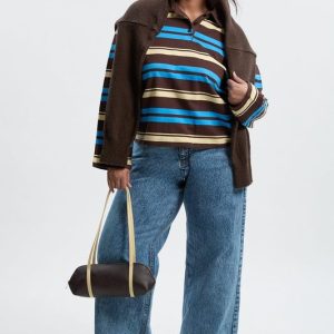 Plus High Waist Bum Shaper Wide Leg Jean