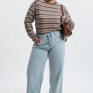 The Plus Wide Leg Jean