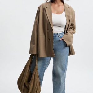 The Plus Mid Waist Wide Leg Jean