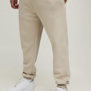 Plus 330GSM Skinny Fit Basic Sweatpants