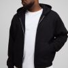 Plus Basic Boxy Zip Through Hoodie
