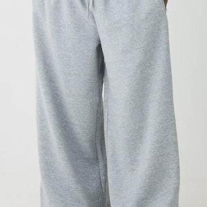 Plus Basic Extreme Wide Leg Sweatpants