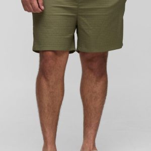 Plus Ripstop Mid Length Swim Trunks
