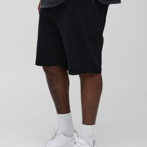 Plus Skinny Stretch Jean Shorts