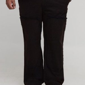 Plus Bleach Wash Relaxed Fit Carpenter Trousers