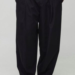 Plus Pleat Front Balloon Fit Trousers