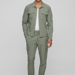 Technical Stretch Cargo Shirt & Pants Set